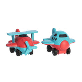 Colorful mini airplane duo, easy to handle, encouraging young aviators to explore and imagine.